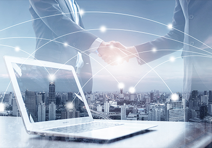 computer on table - freight forwarders