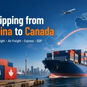 Shipping from China to Canada with sea freight, air freight, express and DDP delivery services for importers and Amazon FBA sellers.