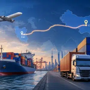 Shipping from China to Iran with sea freight, air freight, rail and land transport, truck delivery, DDP logistics and route planning from China to Iran