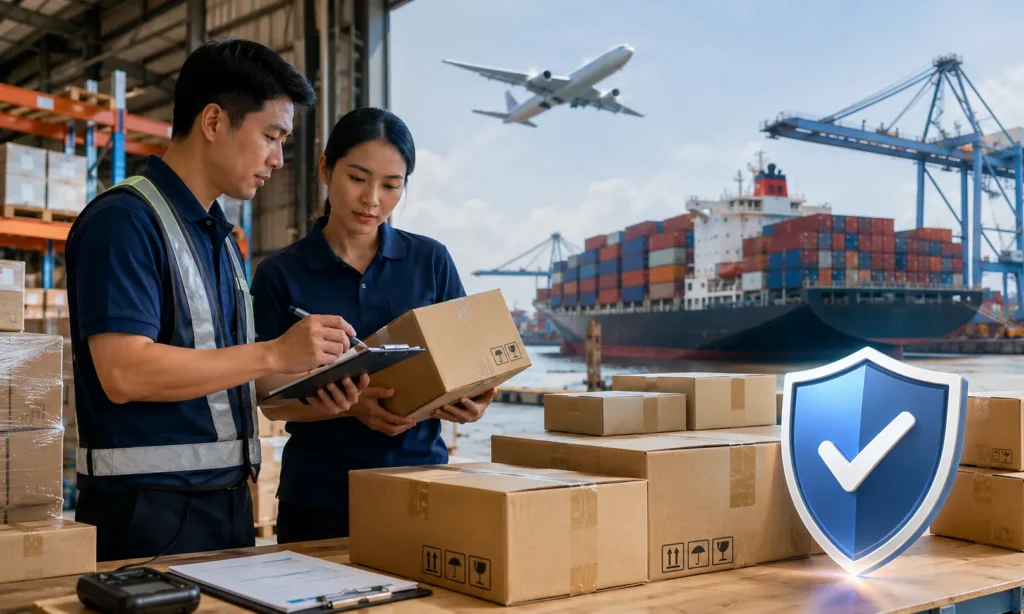 Cargo inspection and freight insurance from China for protected international shipping